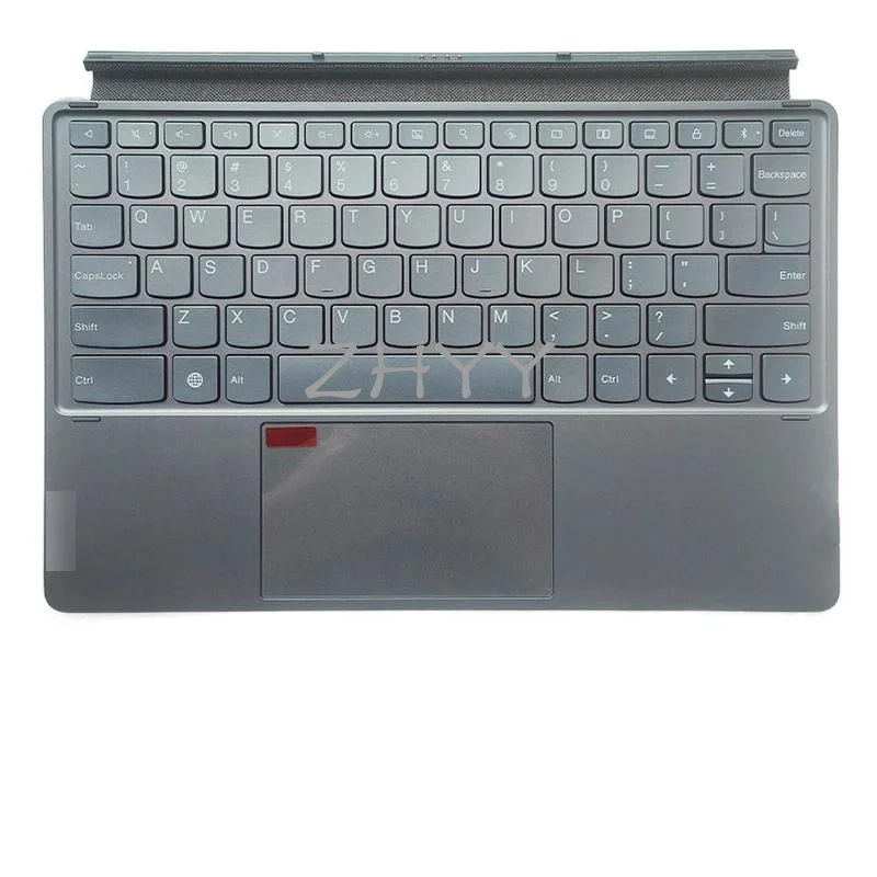 New Original KB-Q704-1 Keyboard for TB-Q706F Tab P12 Pro 12.6 inch Tablet Magnetic Keyboard Pad Base Gray US(Incompatible 12.7