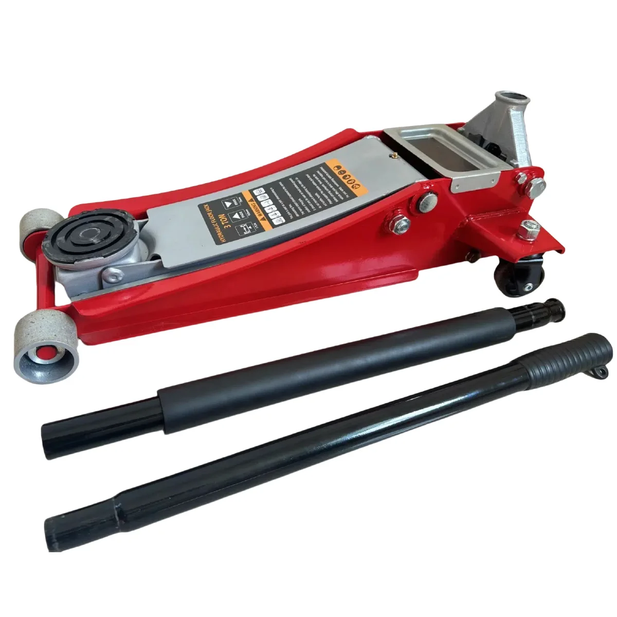 Ultra-low horizontal hydraulic pneumatic jack special tire replacement tool for auto repair