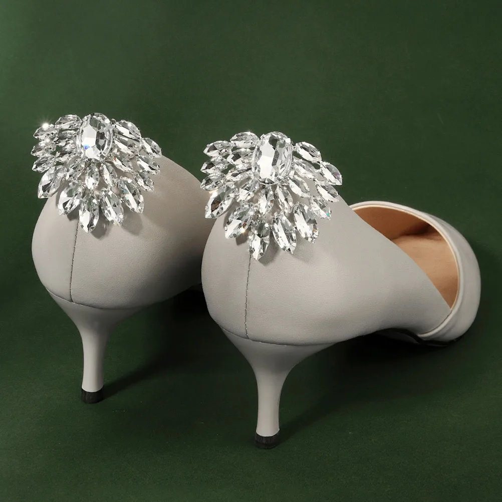

Rhinestone Shoe Clips High Heels Buckles Wedding Bridal Decor Dress Accessories Pumps Buckle Party Occasion Lightweight