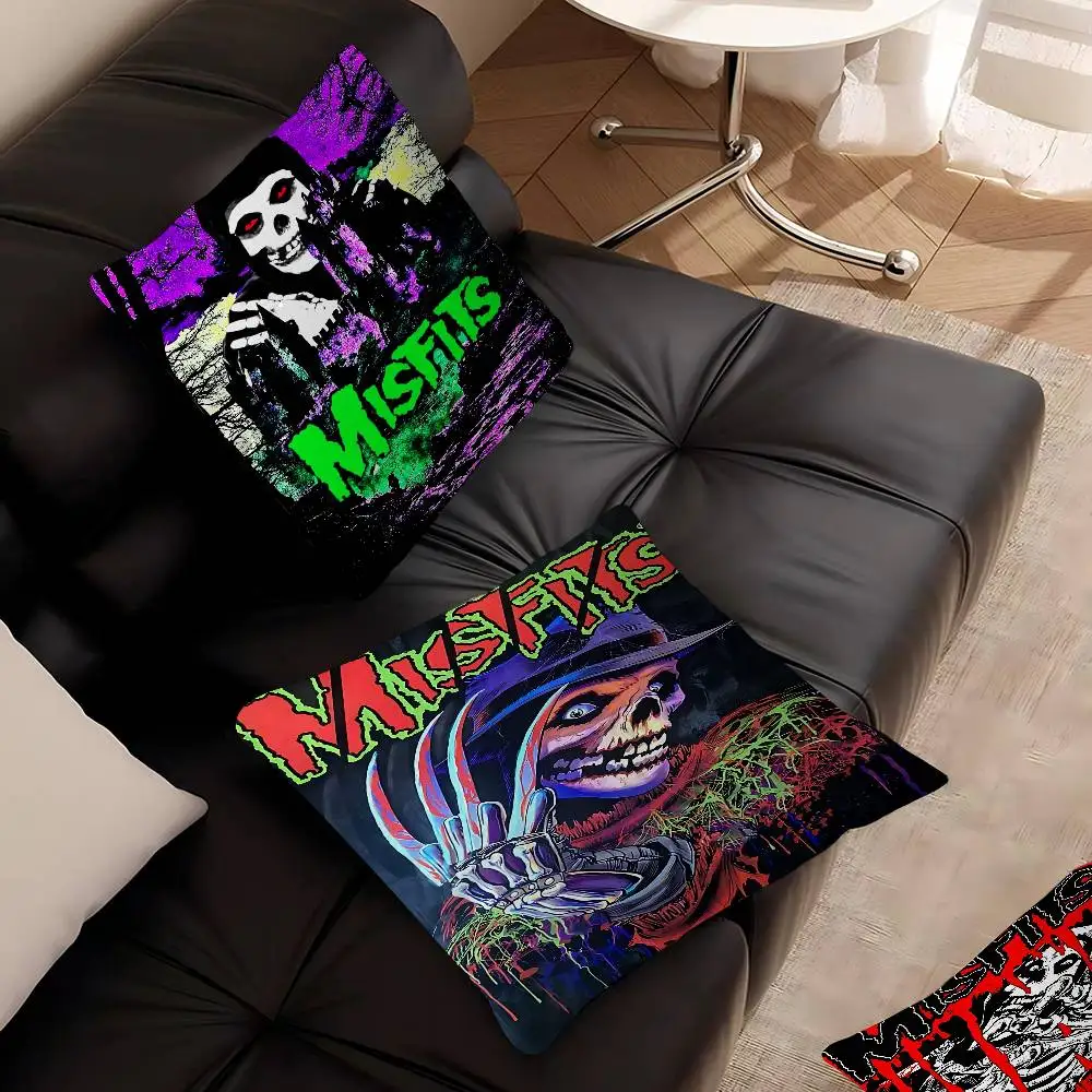 Heavy Metal Misfits Band pillow cover sofa cushion cover home room decoration children gift