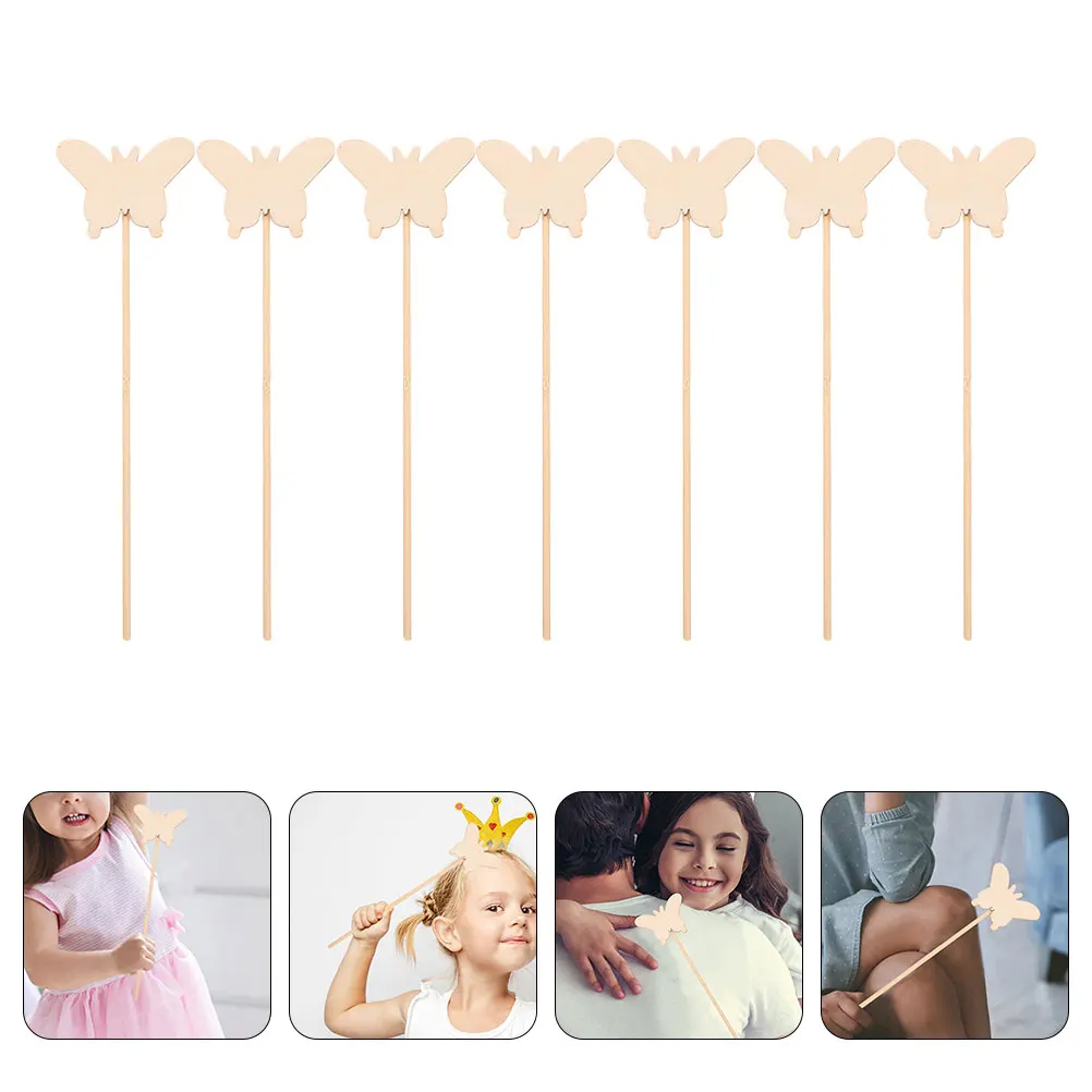 

15 Pcs Other Educational Princess Fairy Wands Kit Wooden Stick Painting