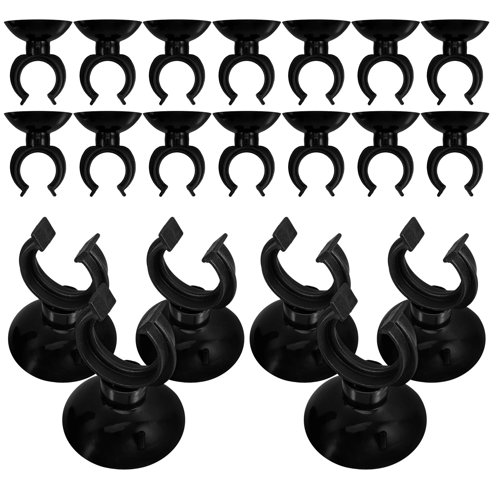 

28Pcs Transparent Durable Aquarium Suction Cups for Heater Clamps Pipes Fixing Antislip Design Aquarium Thermometer Suction Cup
