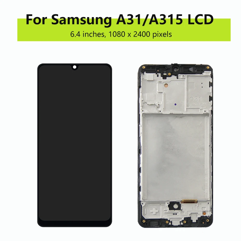 6.4 "AMOLED per Samsung Galaxy A31 A315 Display LCD Touch Screen per Samsung Galaxy A31 SM-A315F SM-A315F/DS SM-A315G/DS