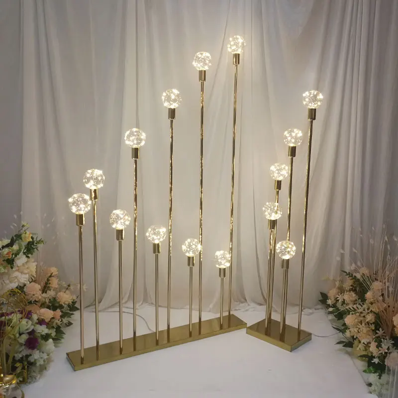 

New wedding props: golden reed dragon ball light bulb road guide, wedding tip light bulb road guide