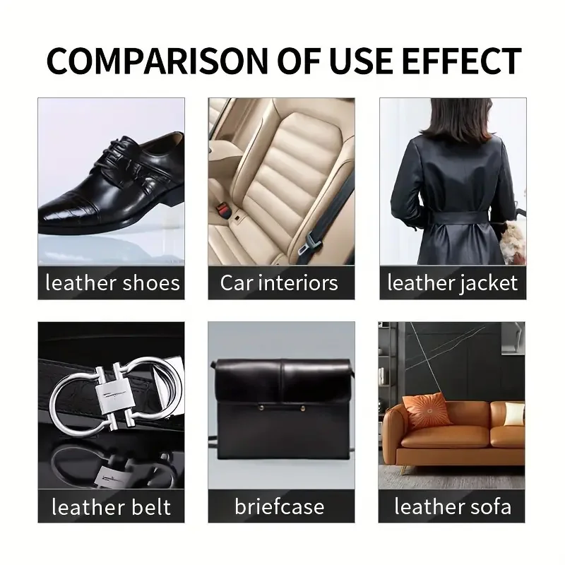 Ifubo Instant Shine Shoe Wax Sponge, Colorless Universal Leather Polish, Repair & Care For All Colors Leather Shoes, Bags & Furn view 6