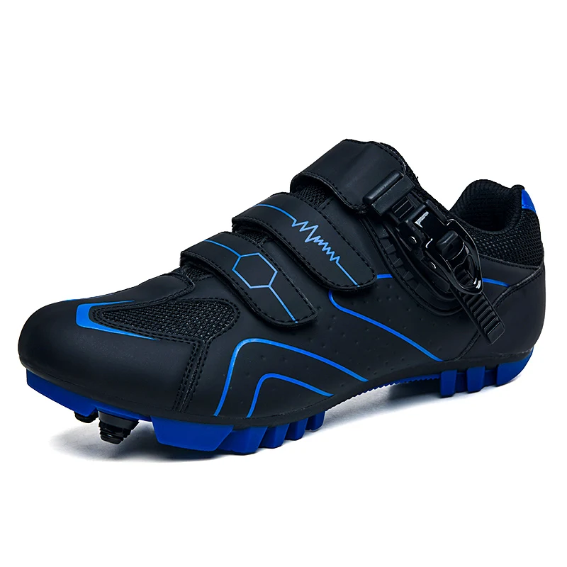 Gran oferta de zapatos de montaña, zapatillas de deporte de velocidad para ciclismo, botas planas para ciclismo de carretera para hombre, zapatos de ciclismo con pedales con Clip, zapatillas para bicicleta de montaña Spd