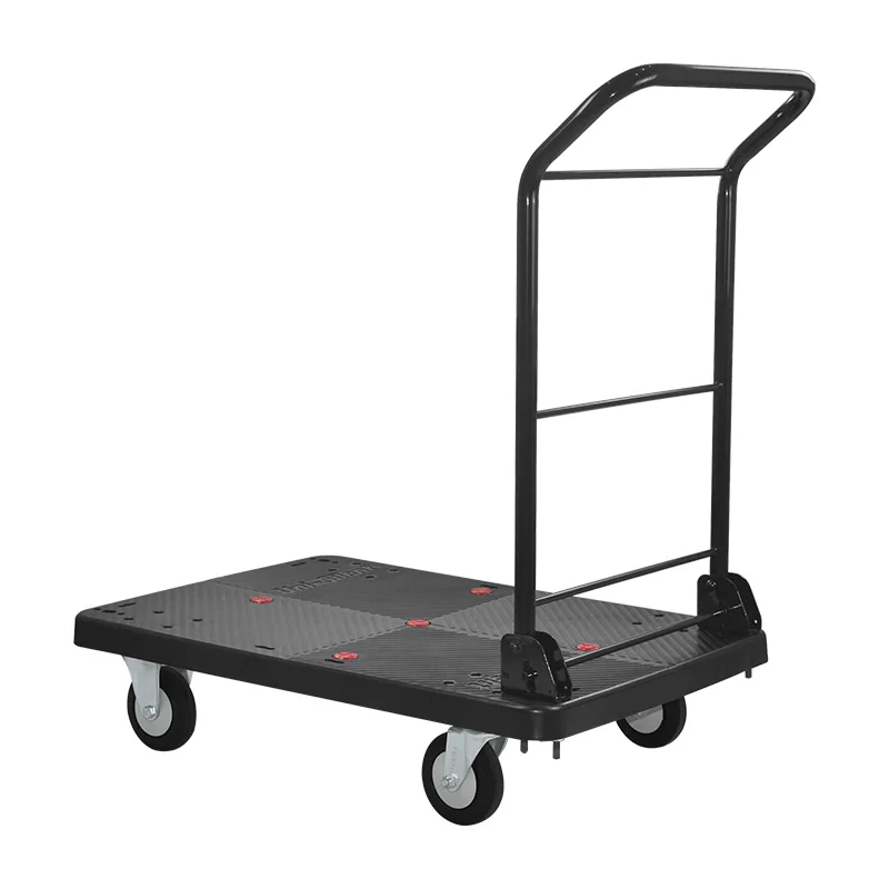 

Flat truck trolley full static R series trolley pulling truck folding truck pulling goods trolley with wheels