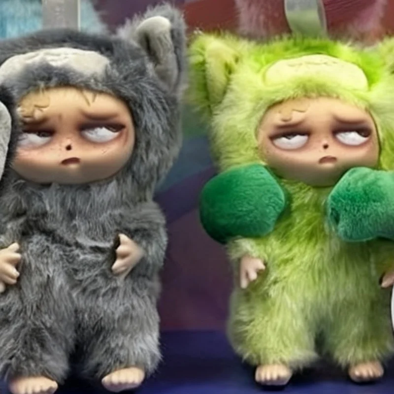 New Original V2 Sleep Grumpipi Series Blind Box Toy Vinyl Face Doll Trendy Pendant Decor Macaron Color Bag Collection Doll Gift