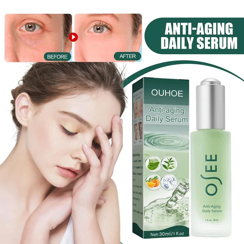 OUHOE Advanced Deep Anti-wrinkle Serum Anti Aging Daily Serum Improve Fine Lines Lifting Shrink Pores Moisturize Skin Care