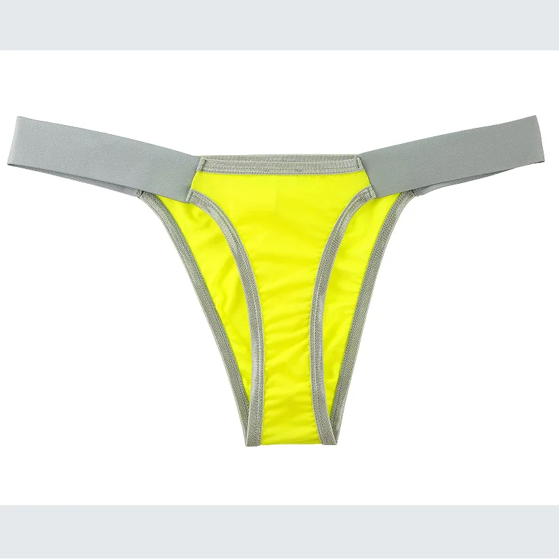 Men's Thong Bikini String Enhance T-Back U Convex Pouch Lingerie Underpants High Elastic Skinny Thin Breathable Underwear
