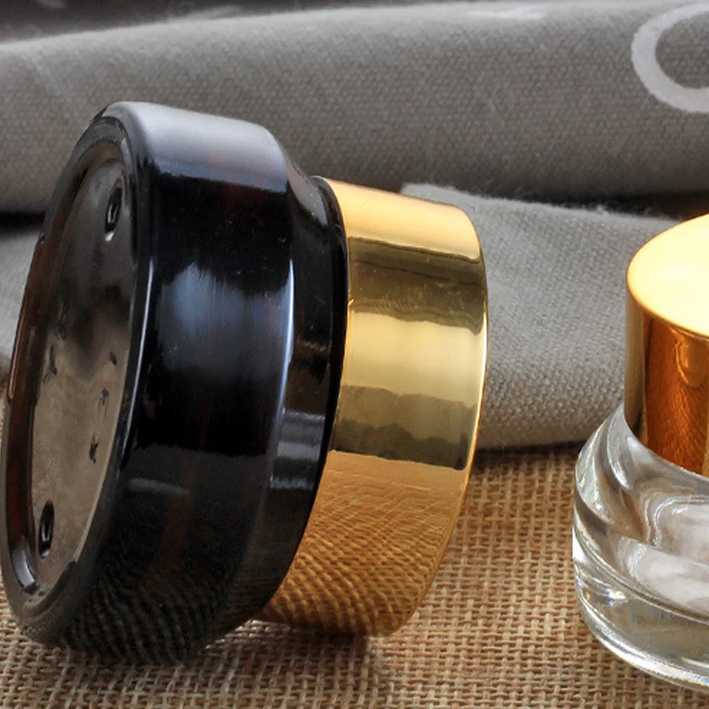 

6Pcs Face Cream Travel Containers Small Glass Bottles Jars for Skincare Lotion Moisturizer Refillable Portable Lightweight 15Ml