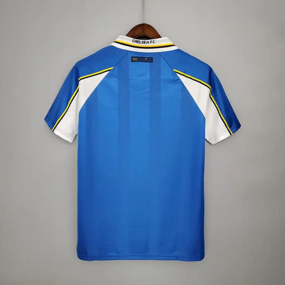 Chelsea 1998 Classic Retro Football Jersey Shirt, Sports Fashion Unisex Tshirt, Breathable Quick Drying Mesh Sweatshirt Jersey