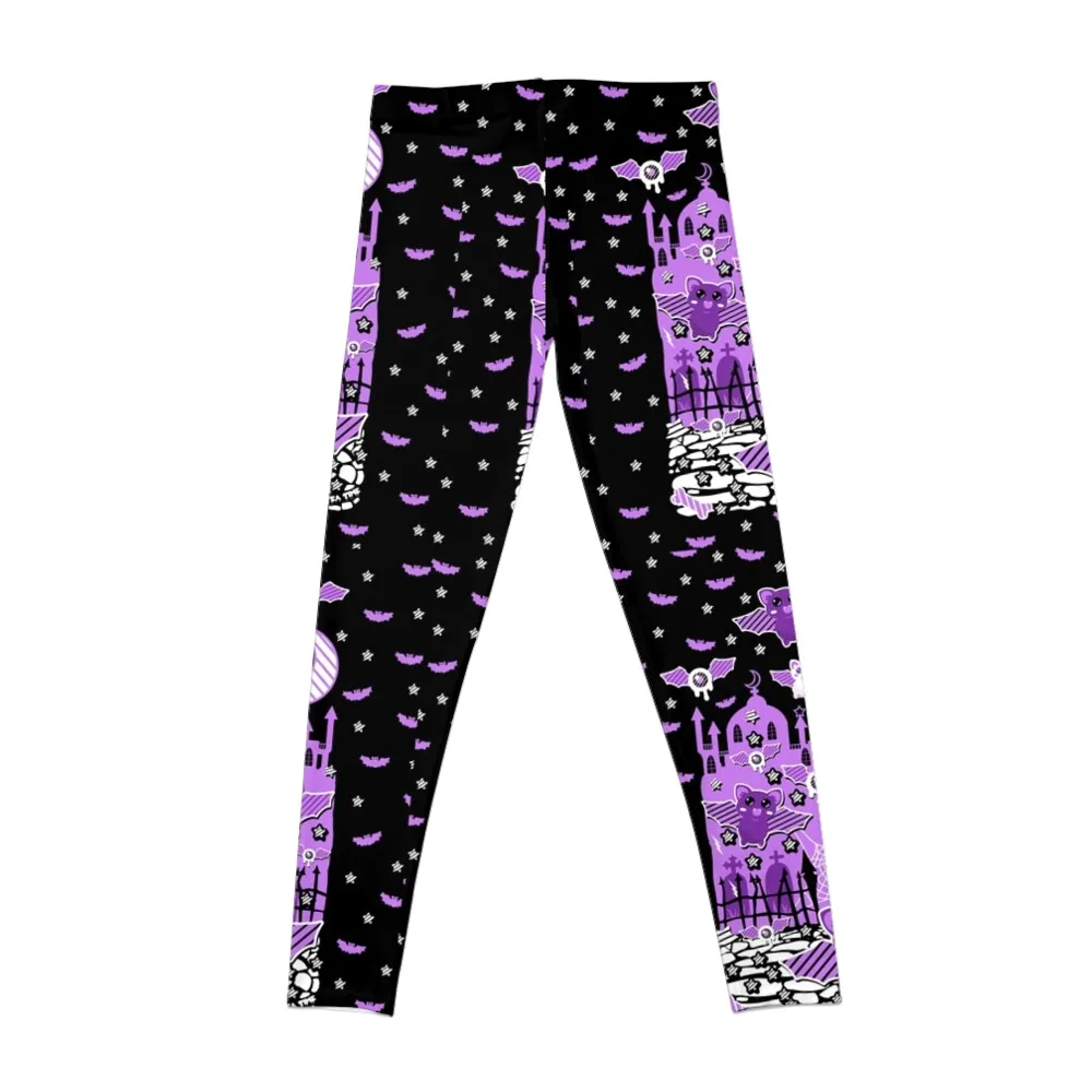 Kawaii Spooky Bats Leggings legging push up sport pants Womens Leggings