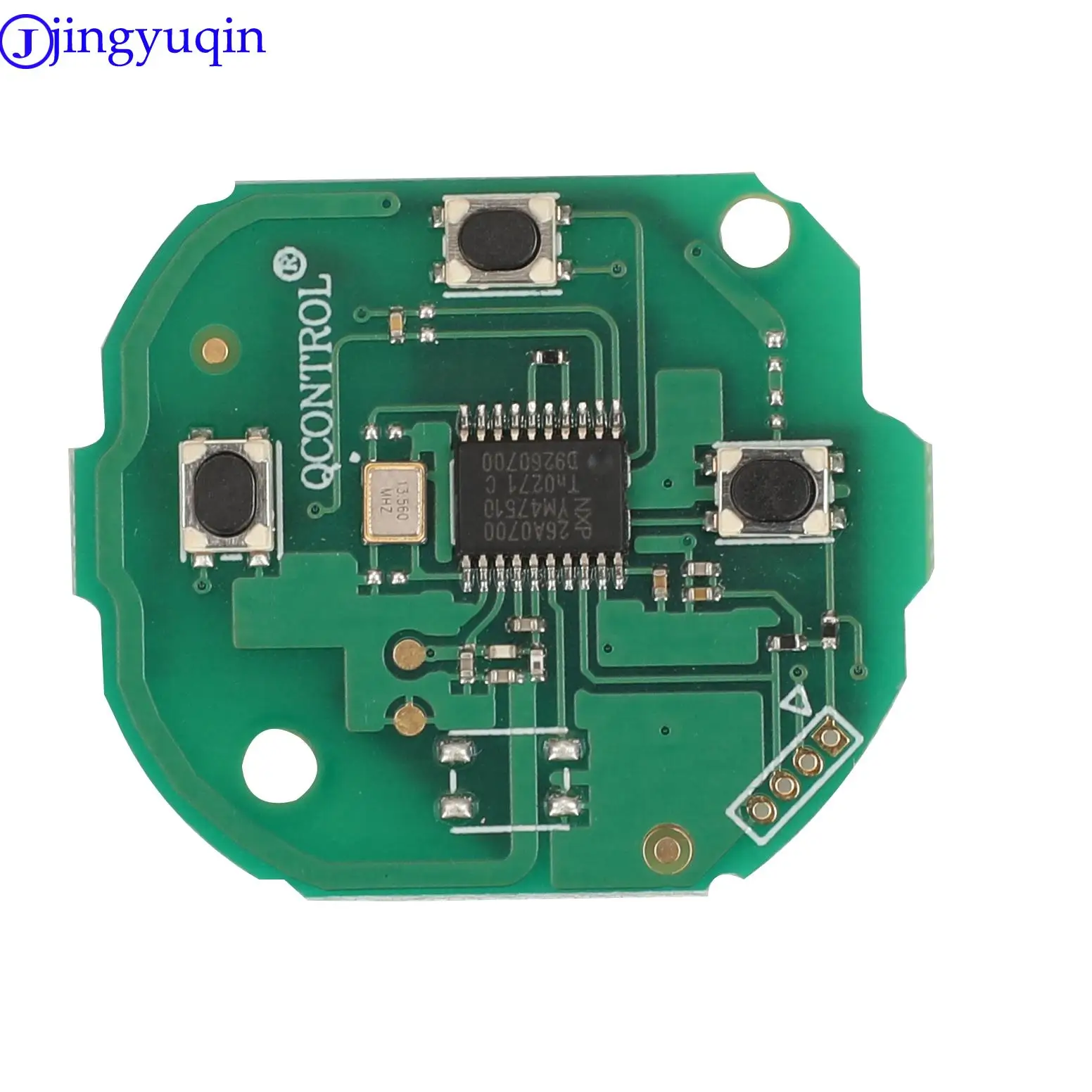 Jingyuqin capa para chave remota, entrada sem chave, 3 botões, para mercedes benz smart fortwo 451 fsk 434mhz, chave remota do carro