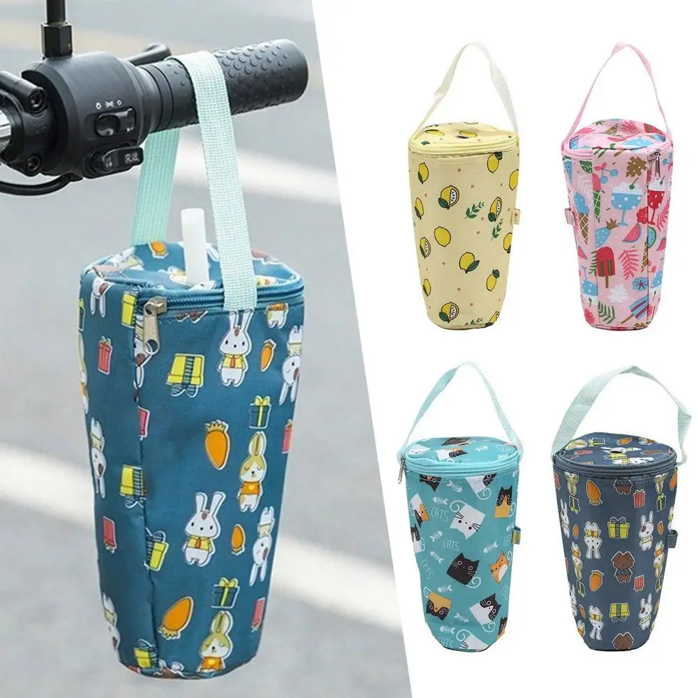 

Insulated Milk Tea Tote Bag Portable Heat Preservation Lunch Bag Multi-functional Handbag for Outdoor Camping Picnic Daily Use