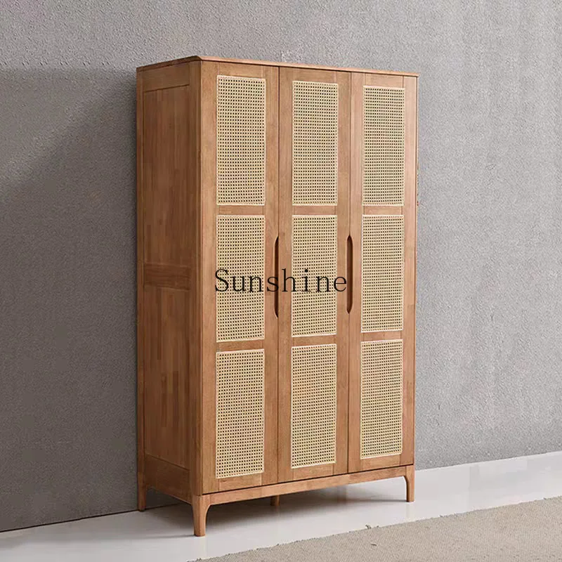 

TT small apartment bedroom Japanese-style wabi-sabi wind simple modern homestay storage cabinet