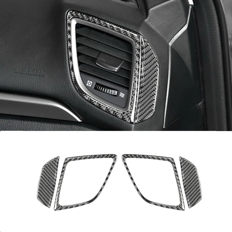 For Mazda 3 Axela 2014-2018 Air Conditioning Left and Right Air Outlet Panel Decorative Frame Sticker Car Interior Accessories