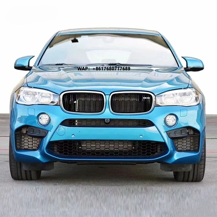

High Quality Pp Material X6M Style Body Kit for X6 F16 2013-2018 Front Bumper Rear Bumper Side Skirts and Exhaust Pipe