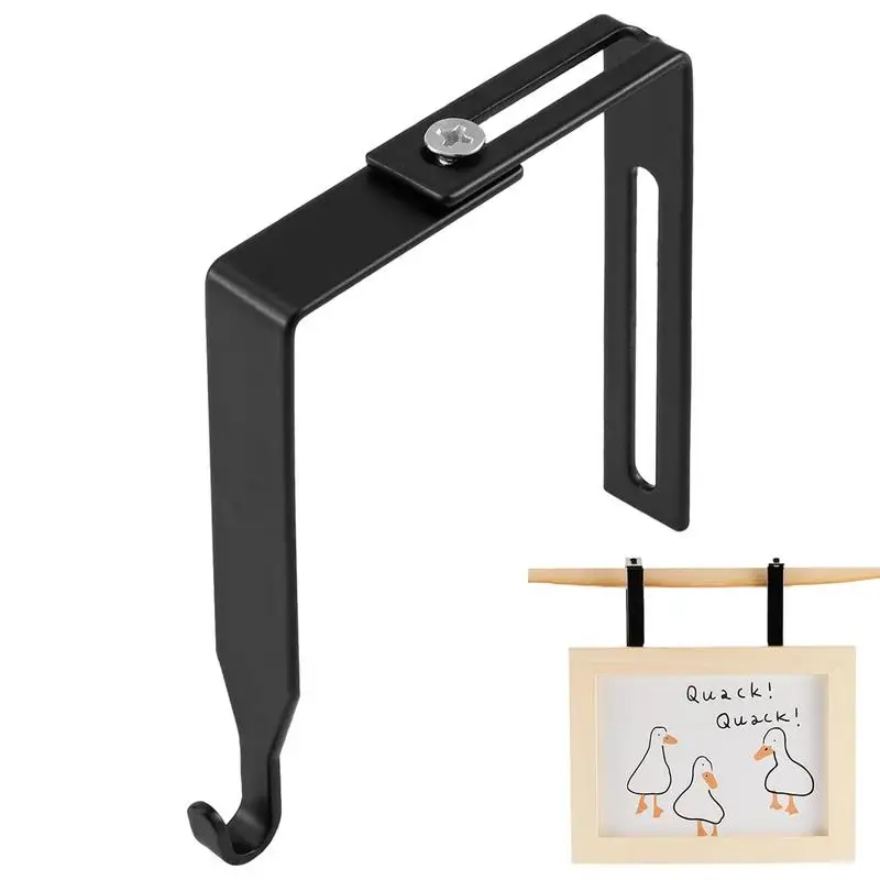 1PCS Door Storage Hooks Hangers For Back Hanging Adjustable Cubicle Home Coats Partition Clothes Storage Hangers