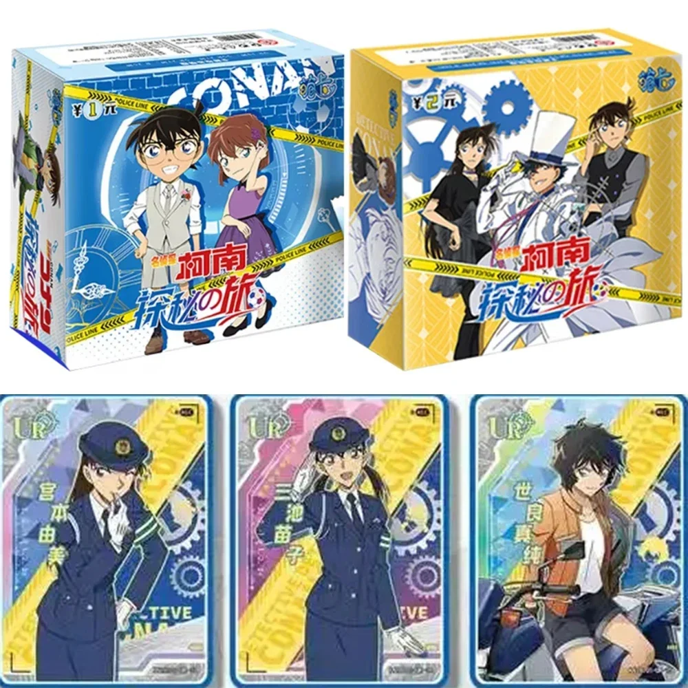 New Famous Detective Conan Card Exploration Tour Search for Truth Advanced Hot Stamping Card Anime Character Collection Card