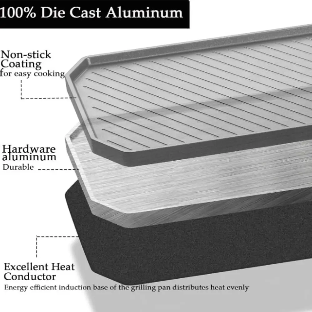 

Durable Portable Camping Frying Pan Folding Design Easy Clean Grill Basket With Handle Non-Stick Grilling Skillet Camping