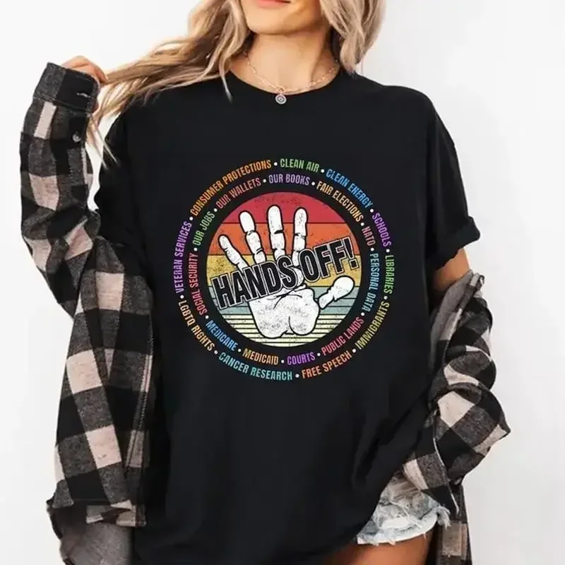 Hands Off My Body T Shirt Womens Rights Pro Choice Feminist Political