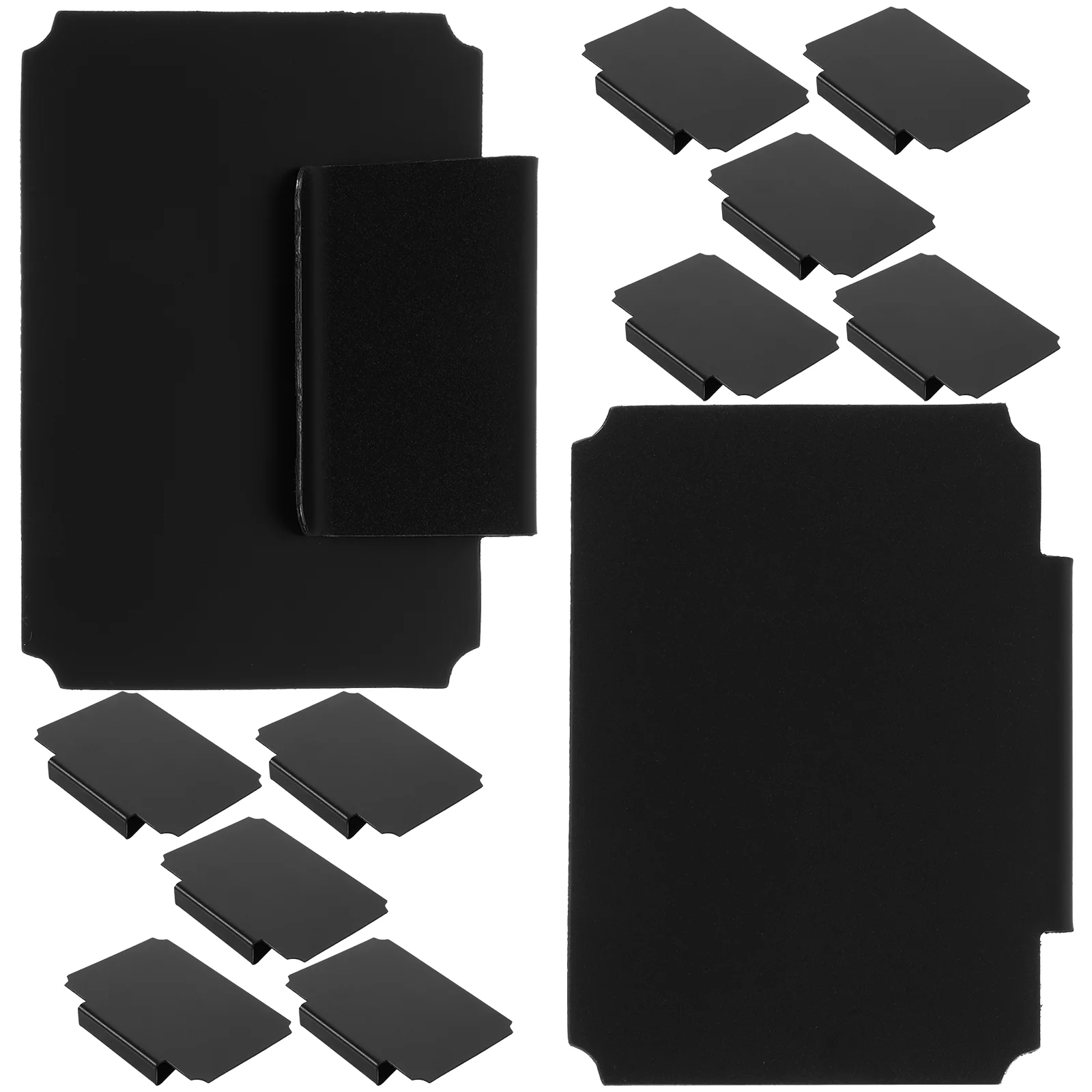 12 Pcs Label Holder Message Board Bin Clips Labels for Baskets Removable Storage Bins