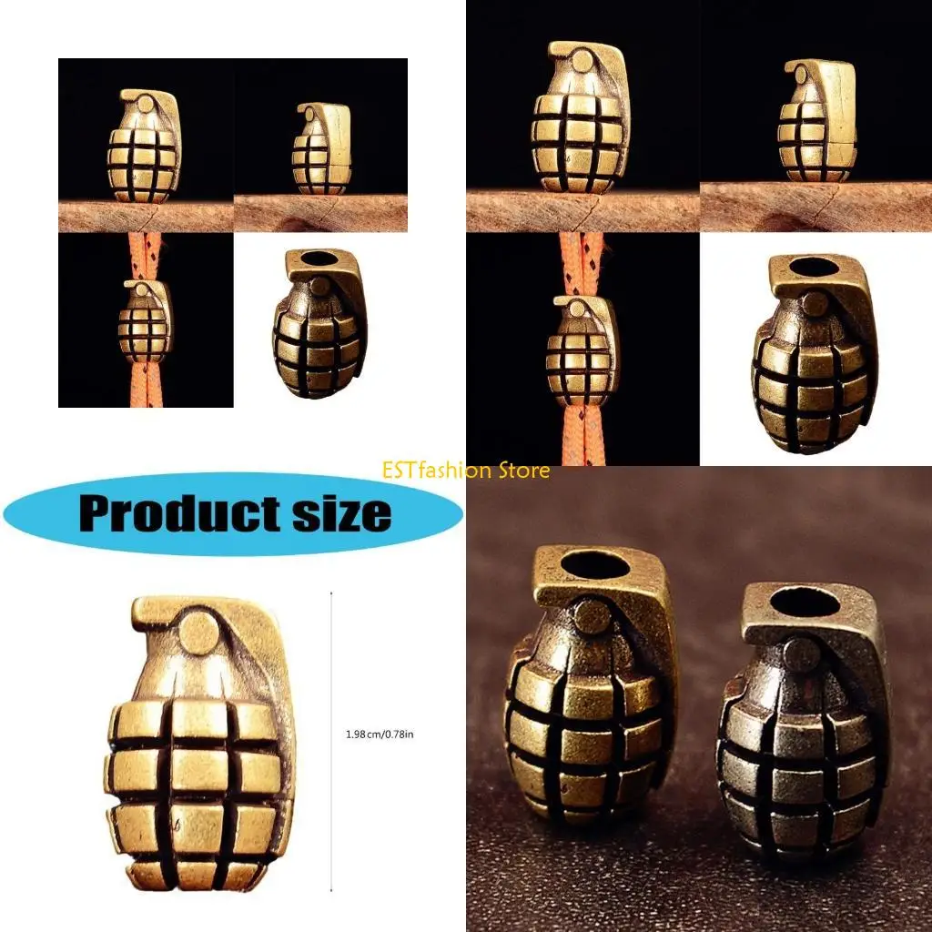 

Y5GC металлический кулон с гранатами для украшения брелка и рюкзака, уникальный шарм с гранатами, аксессуары из паракорда