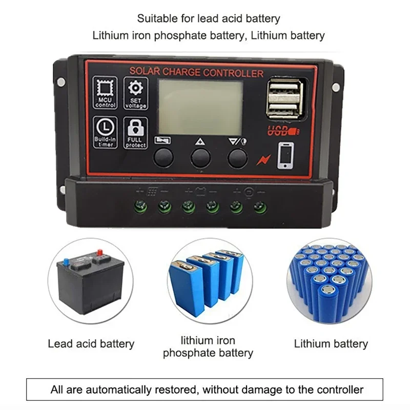 controlador-de-carga-solar-100a-80a-60a-12v-24v-display-lcd-usb-duplo-regulador-de-painel-automatico-controlador-de-carga-de-bateria-configuracao-de-temporizador