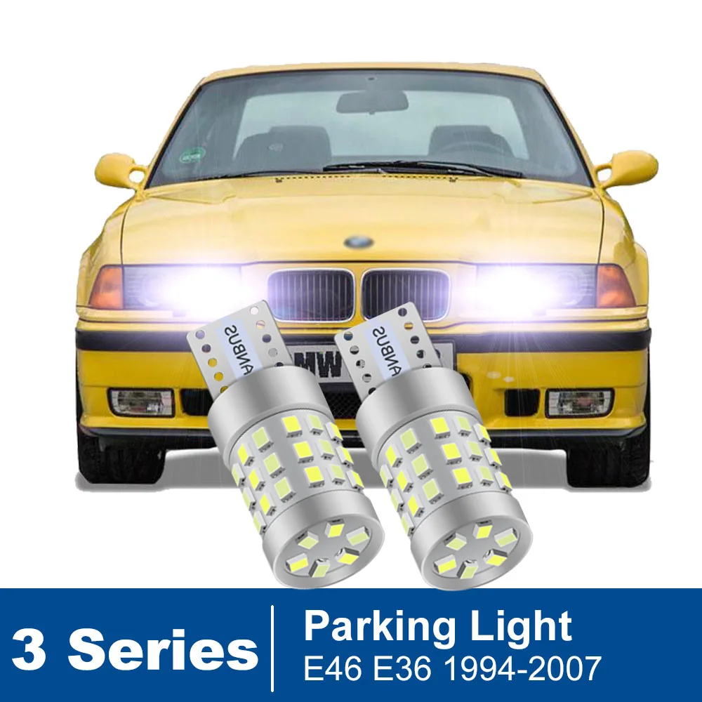 

2pcs LED Parking Light For BMW 3 Series E46 E36 Accessories 1994-2007 1999 2000 2001 2002 2003 2004 2005 2006 Clearance Lamp