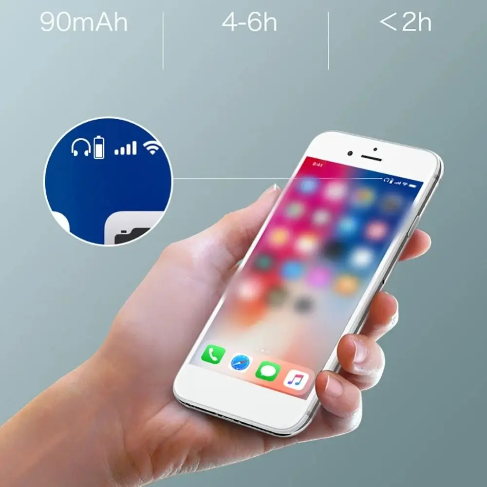 Digital Display Wireless Bluetooth Earphone 3D Stereo Fashion Bone Conduction Headphones Anti Drop Single Ear