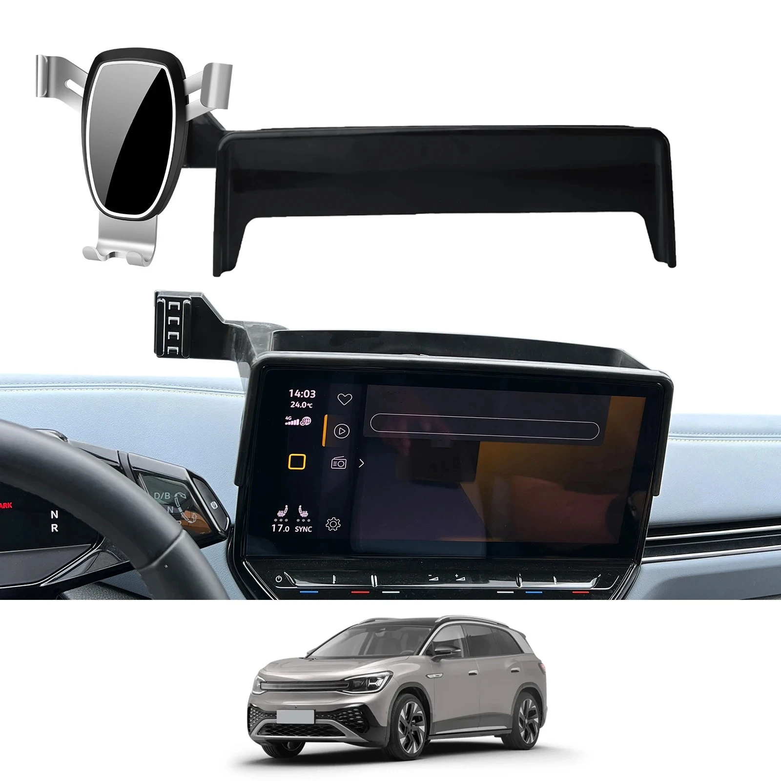 

Car Phone Holder for VW ID6 ID.6 2021 2022 2023 GPS Bracket Navigation Stand Auto Accessories