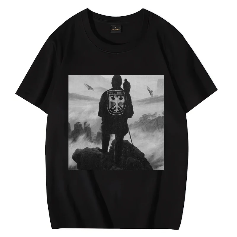 

Kanye West Album Vultures Real Hip Hop Fans T shirt 2024 Men Women High Quality Graphics Tops Oversized short sleeve Unisex Tees