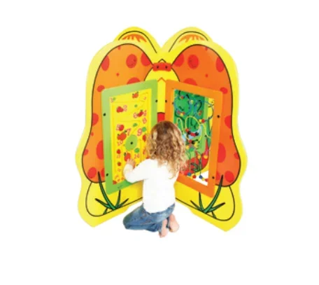 Frühe intellektuelle Entwicklung pädagogisches großes Holz spielzeug auf Wand spiel für Kinder 3 Eule Design Vorschule Holzwand paneel Spielzeug