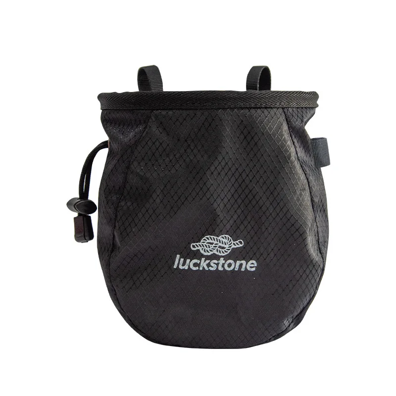 Rock Climbing Chalk Bag, Outdoor Waist-Worn Hand Chalk Pouch, Parallel Bars and Horizontal Bar Fitness Talcum Powder Storage Bag