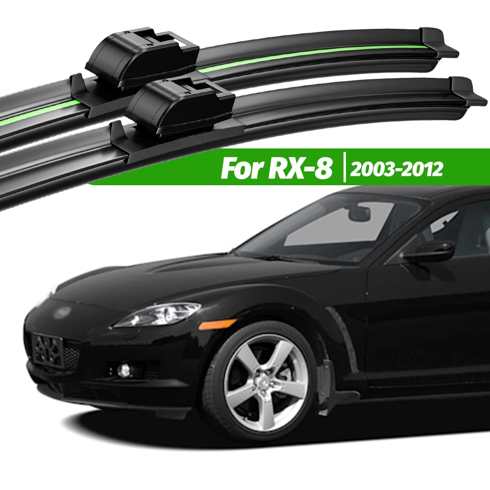 

For Mazda RX-8 RX8 RX 8 2003-2012 2pcs Front Windshield Wiper Blades 2004 2006 2008 2010 2011 Windscreen Window Accessories