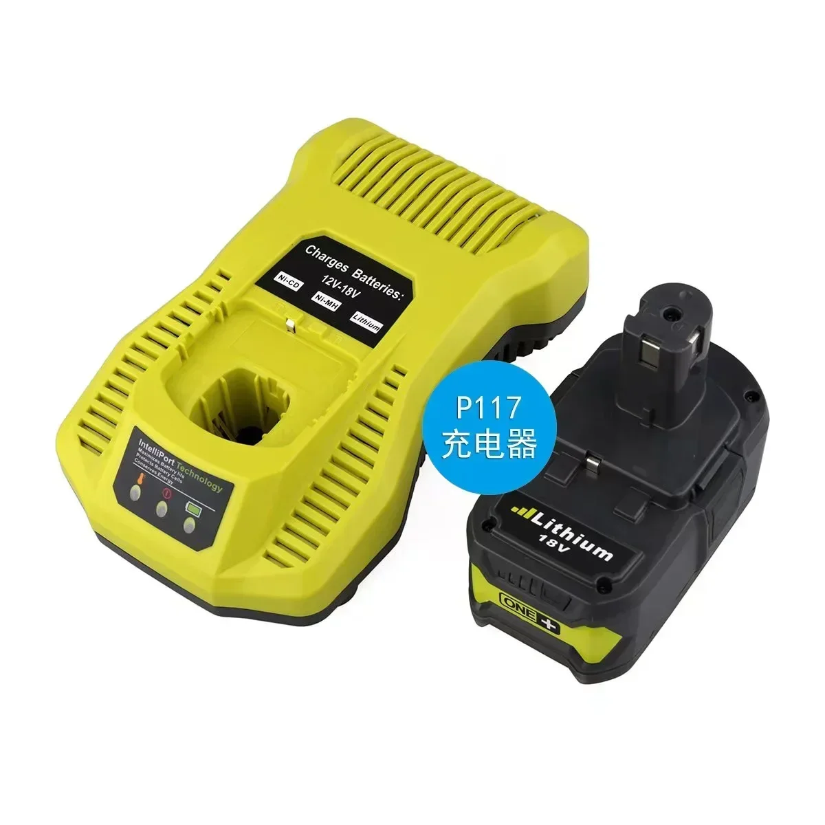 Batería de litio Ryobi Akku One + Plus, cargador de batería RB18L50, 6,0Ah, 9,0Ah, for P108, 18V.RYOBICOR