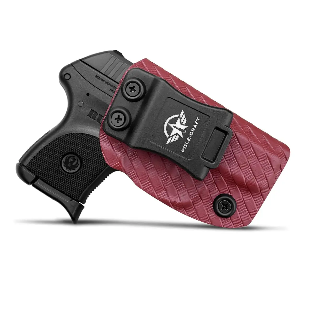 

Ruger LCP 380 Holster IWB Kydex Holster Custom Fit: Ruger LCP 380 Auto Pistol - Inside Waistband Concealed Carry