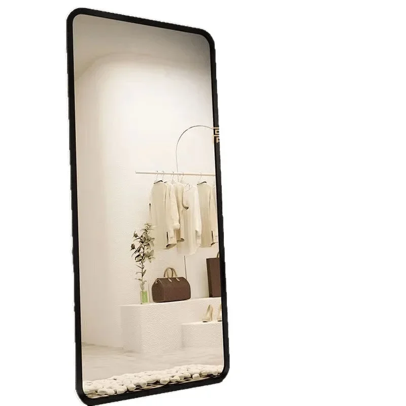 

Clothing floor-to-ceiling household simple wall hanging Internet celebrity girl bedroom makeup wall fitting mirror