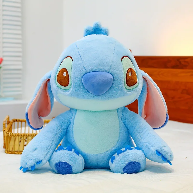 53Cm Kawaii Big Size Disney Cartoon Blauwe Steek Pluche Poppen Anime Speelgoed Lilo En Steek Pluche Knuffels Verjaardagscadeaus Voor Kind