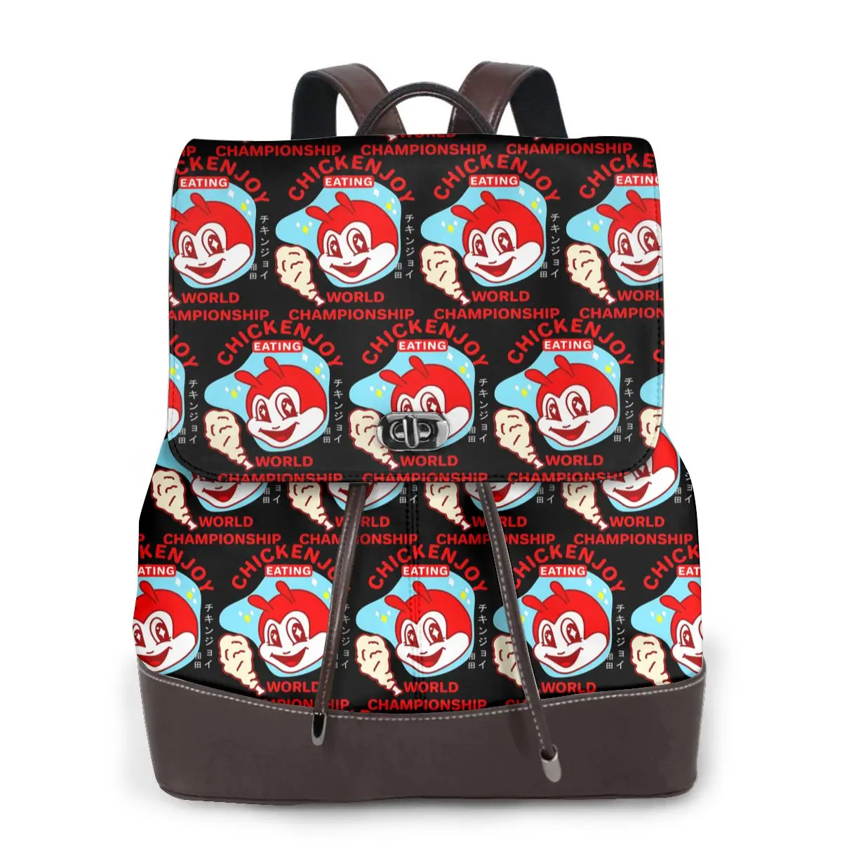 jollibee-burger-restaurant-mascot-bookbag-school-student-bags-hiking-travel-daypack-for-women-fashion-derma-backpack