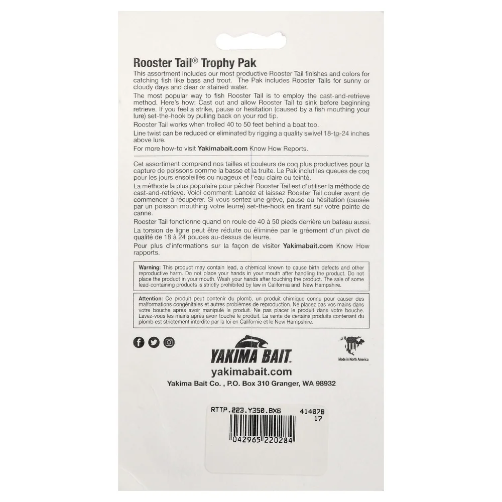 طقم طُعم صيد السمك على شكل ذيل الديك بألوان متنوعة 1/8 أونصة 6 عدد كأس مثالي لصيد الأسماك في المياه العذبة والمياه المالحة #3