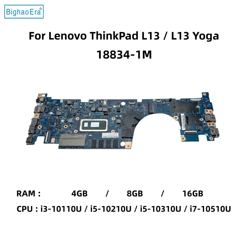 Placa base para ordenador portátil Lenovo ThinkPad L13/L13 Yoga, 18834-1M, con i3-10110U, i5-10210U, i5-10310U, 8GB/16GB-RAM, FRU: 5B20S72299