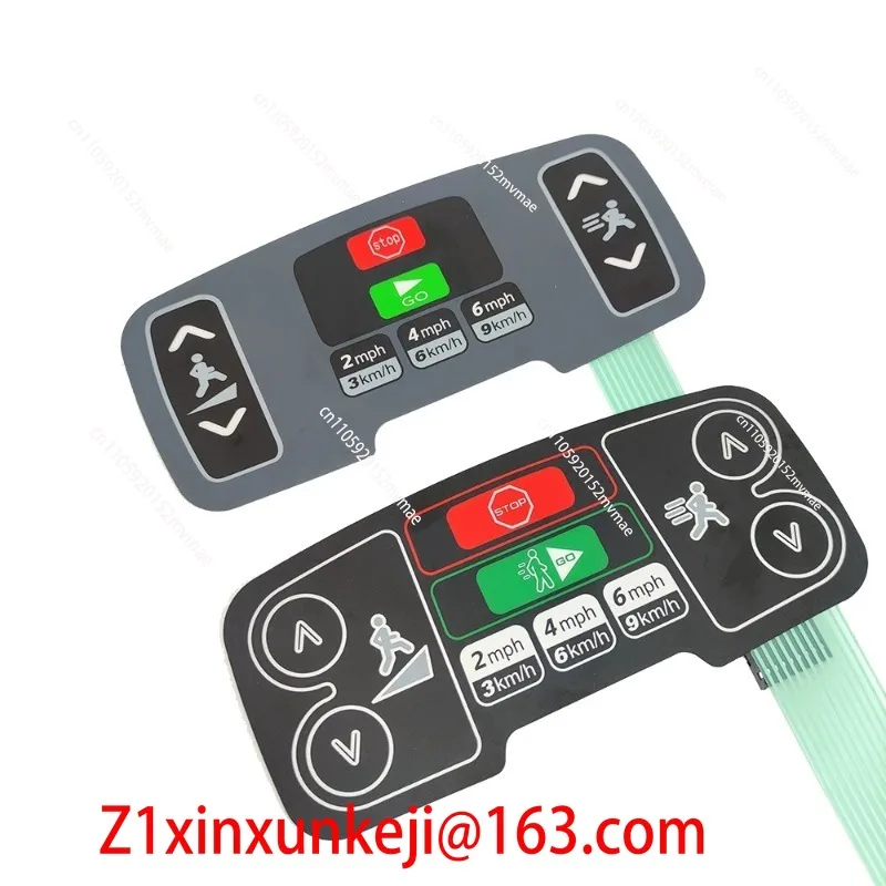 Treadmill keyboard for Life fitness 95TE A95T S3, Quick Start Stop Button, Console panel Membrane switch, Treadmill button Parts