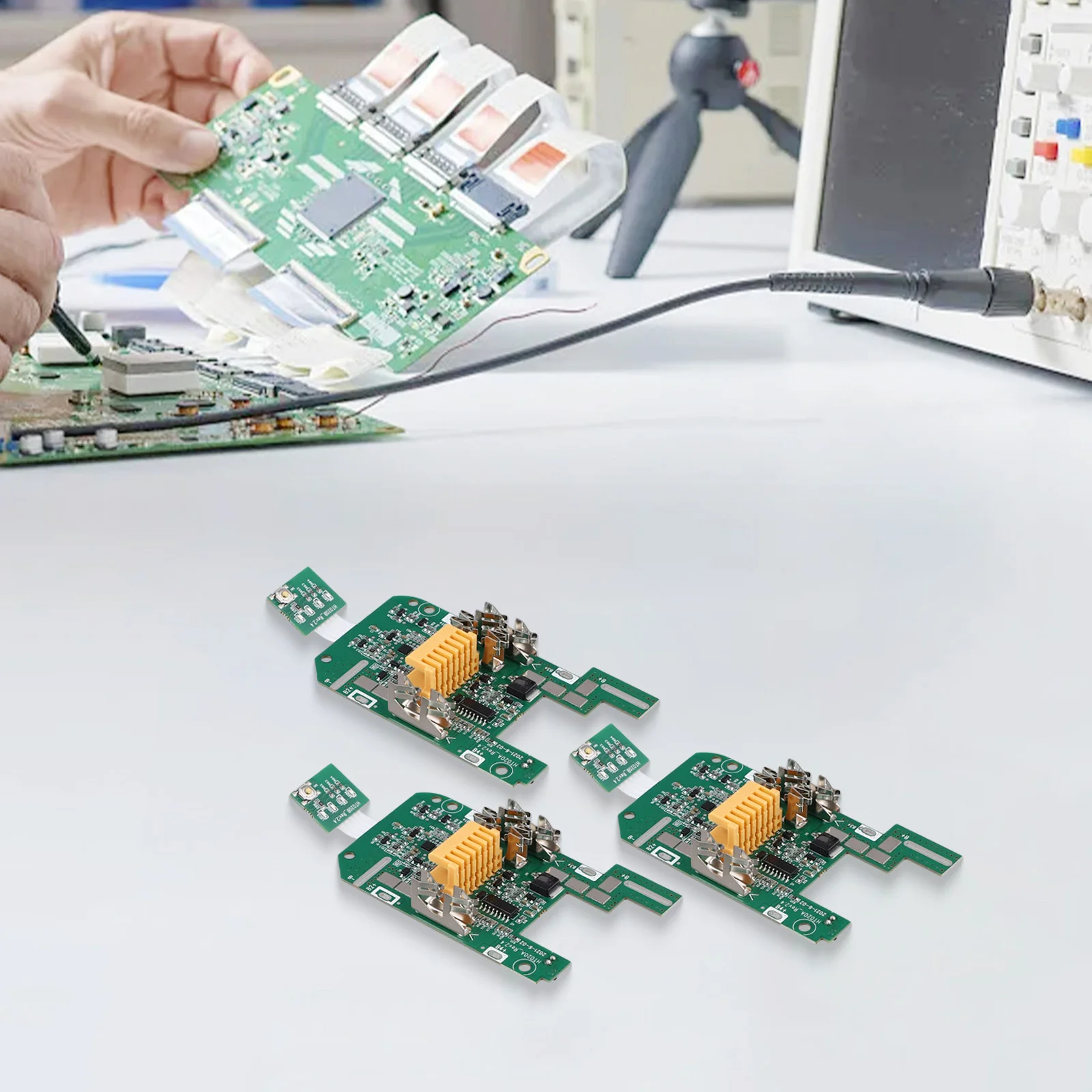 

BL1830 Battery Charger Circuit Board Overheat Overvoltage Overcurrent Protection Dual ICs Detect Each Cell Voltage