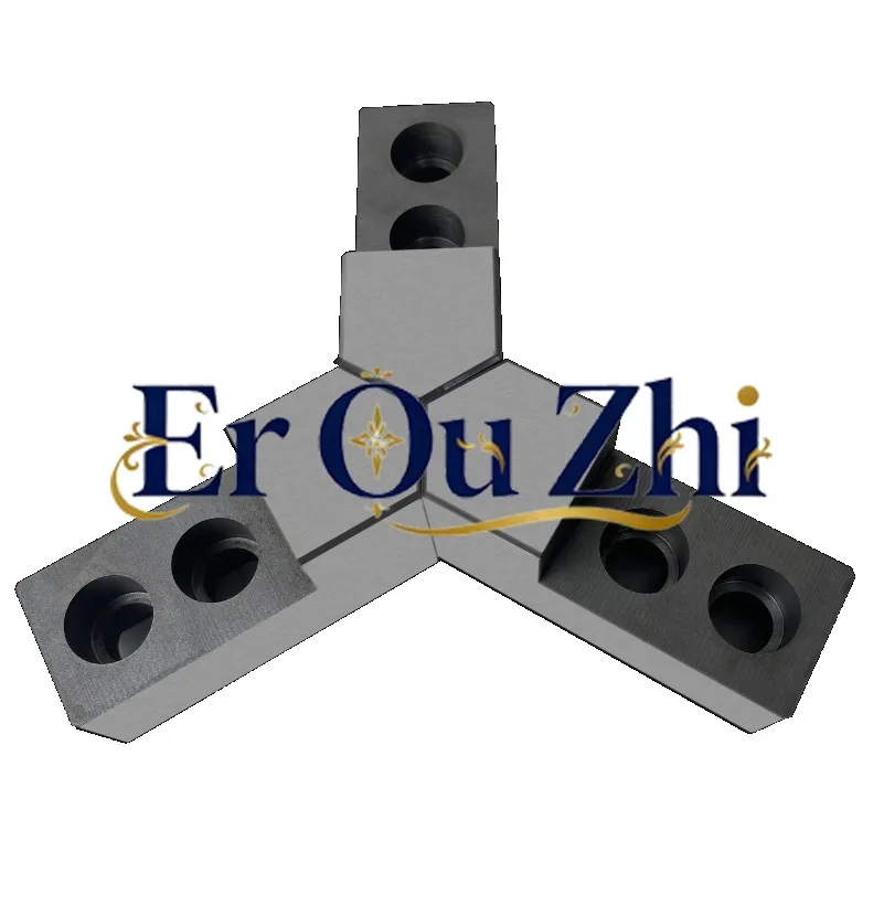 油圧ソフトジョー-l型高め厚みのある三爪内部支持ジョー-ステップジョー