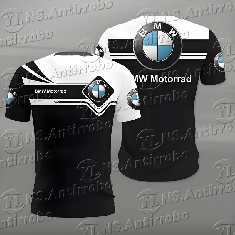

25 Summer Hot-selling BMW Motorcycle Racing T-Shirt Men's T-Shirt Unisex Comfortable Breathable GP Fan T-Shirs Quick-drying