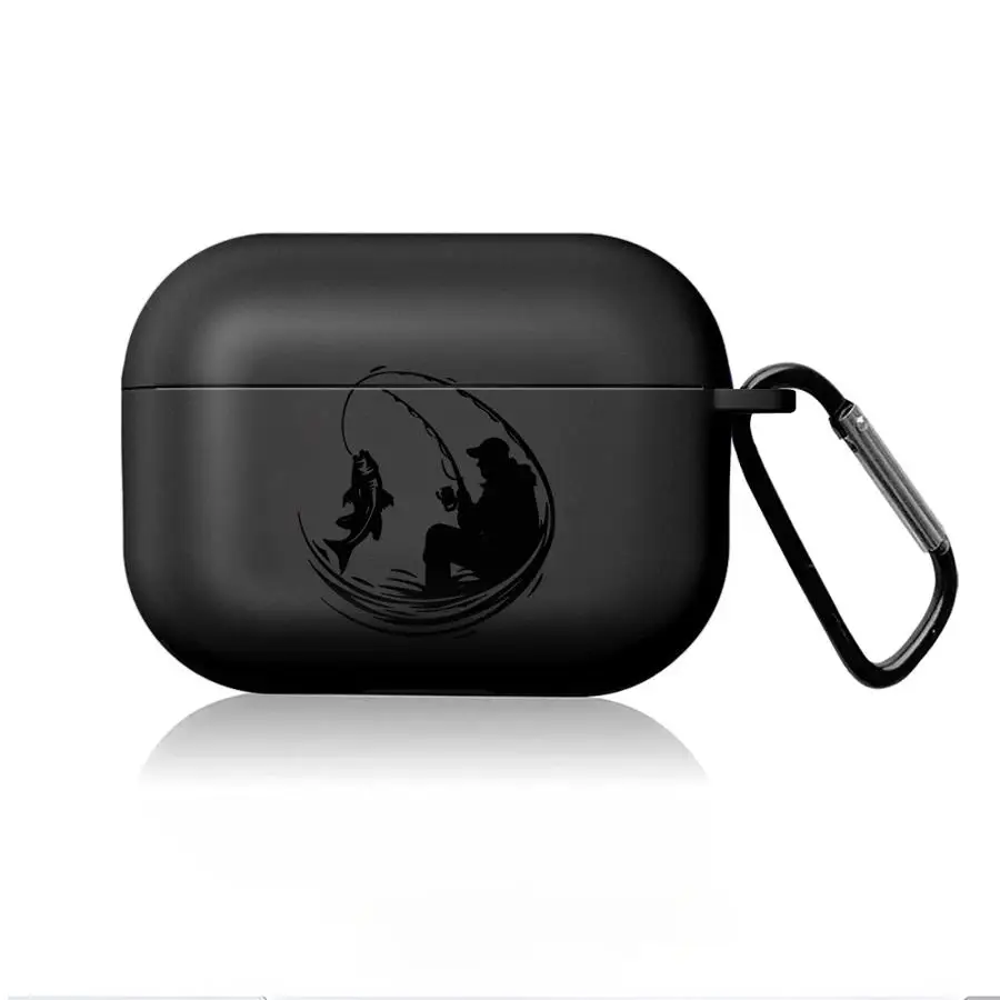 Cartoon Line Fishing Man Case For Airpods Pro3 Pro2 4 2 Pro 1 3 Earphone Cases Cover view 4