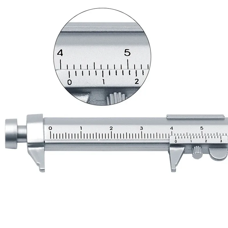 2PCs Caliper pen Ball-Point 0.5mm ballpoint pen Gel Ink Pen Vernier Caliper Roller Ball Pen Creativity Stationery