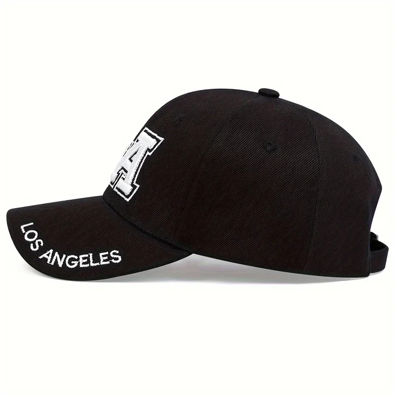 للجنسين لوس أنجلوس إلكتروني التطريز قبعات البيسبول ربيع الخريف في الهواء الطلق قابل للتعديل قبعات عادية الهيب هوب واقية من الشمس قبعة قبعة رياضية